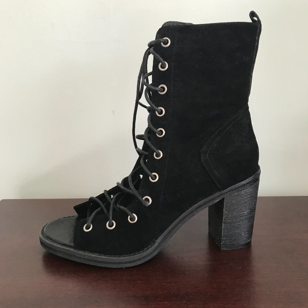 Jeffrey Campbell | Black Corset Heels - Sz 6 - Picture 6 of 10